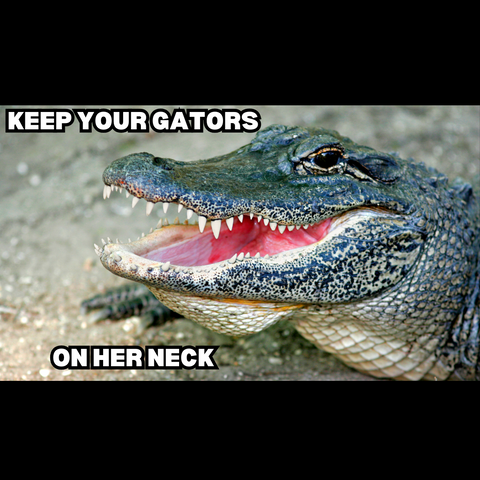 KEEP YOUR GATORS ON HER NECK (audiobook)